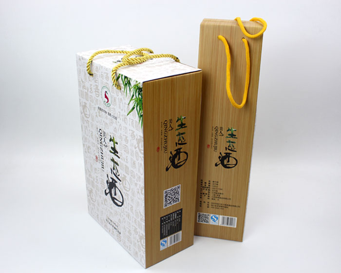 個性禮盒包裝讓“竹筒酒”身價倍增，長沙包裝印刷廠再為桃江特產(chǎn)定制包裝