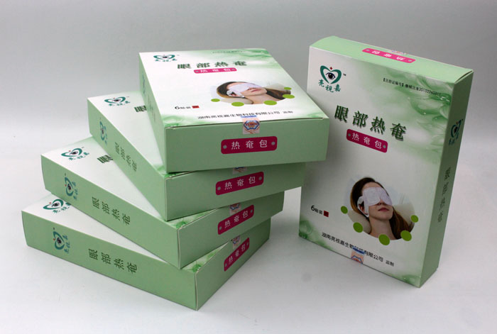 哪里可以做禮盒包裝？護(hù)眼神器亮視嘉護(hù)眼貼禮盒包裝+手提袋套裝出自長沙印刷廠